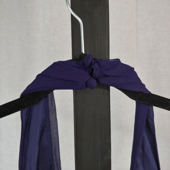 Maggy London Silk Halter Dress Size 4.      F02 - Picture 5 of 6